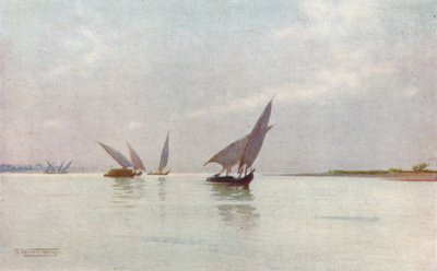 नील नदी पर एक शौर्य दिवस, c1880, 1904 द्वारा रॉबर्ट जॉर्ज टैलबोट केली