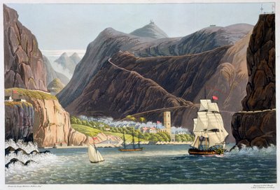 सड़कें, सेंट हेलेना, 1815 द्वारा रॉबर्ट हेवेल