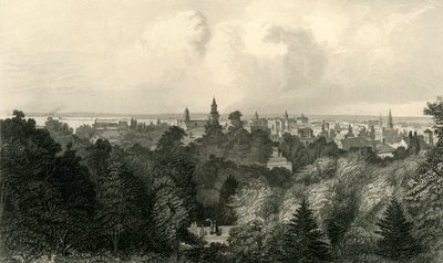 मिल्वौकी शहर, 1874। द्वारा रॉबर्ट हिंसेलवुड