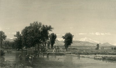 द रॉकी पर्वत, 1874। द्वारा रॉबर्ट हिंसेलवुड