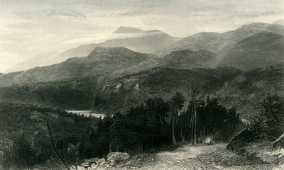 द स्मोकी पर्वत, उत्तरी कैरोलिना, 1872। द्वारा रॉबर्ट हिंसेलवुड