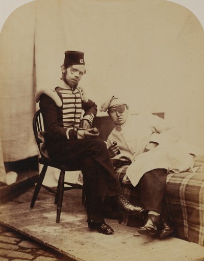 लॉकआर्ट, 31 वीं (हंटिंगडशायर) रेजिमेंट ऑफ फुट, 1856 (सीपिया फोटो) द्वारा रॉबर्ट हॉवलेट
