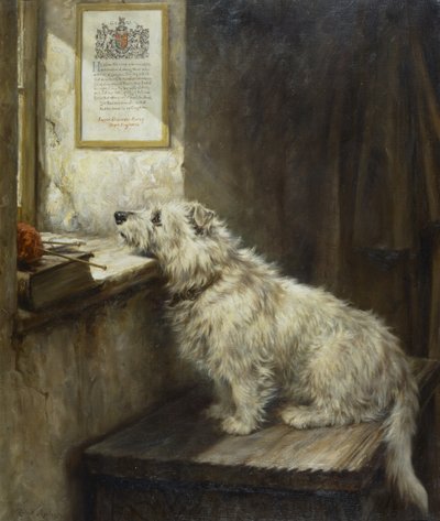 क्या वह वापस आएगा , c.1918 (कैनवास पर तेल) द्वारा Robert Morley