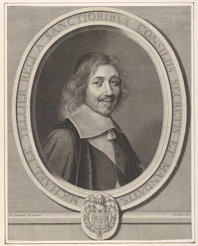 चांसलर माइकल IV ले टेलर, 1662। द्वारा रॉबर्ट नेंटुइल