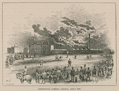केनिंग्टन आम, लंदन, लगभग 1840 द्वारा रॉबर्ट Randoll