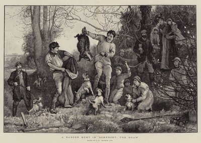 समरसेट में एक बेजर हंट, द ड्रॉ द्वारा Robert Walker Macbeth