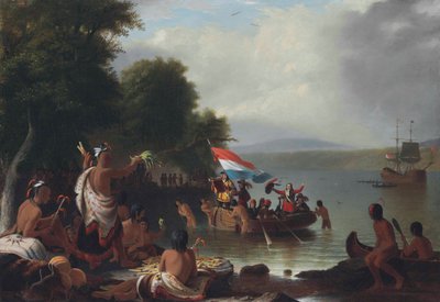 हेनरी हडसन की लैंडिंग द्वारा रॉबर्ट वाल्टर वियर