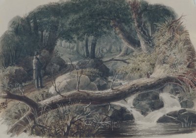 एक लकड़ी में प्रवेश, 1836। द्वारा रॉबर्ट वाल्टर वियर
