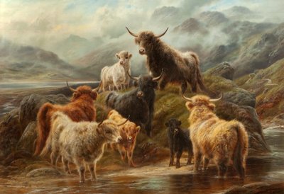 हाइलैंड कैटल, 1894 द्वारा Robert Watson