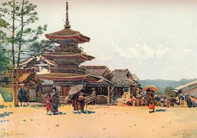 यास्का पैगोडा, क्योटो, जापान, c1909 द्वारा रॉबर्ट वियर एलन