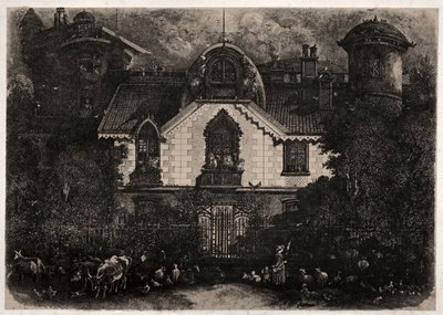 द एनचांटेड हाउस, 1871। द्वारा रोडोलफे ब्रेज़िन