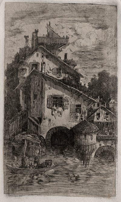 द मिल, 1866। द्वारा रोडोलफे ब्रेज़िन