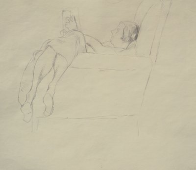 नीना हेमनेट रीडिंग, c.1917 द्वारा रोजर एलियट फ्राई