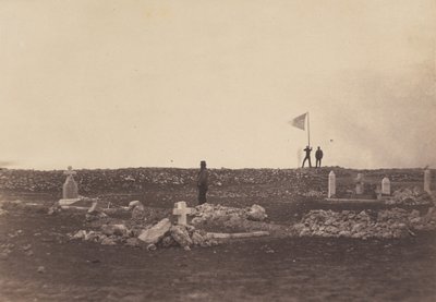 कब्रिस्तान, कैथकार्ट हिल, 1855, मुद्रित 1856। द्वारा रोजर फेंटन