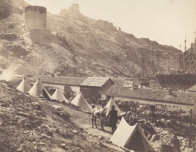 जेनोइस कैसल, बालाक्लावा, 1855। द्वारा रोजर फेंटन