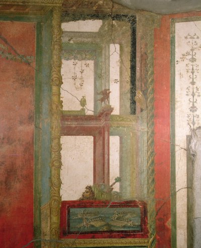 शानदार वास्तुकला, पोम्पेई, इटली (फ्रेस्को) द्वारा उपन्यास