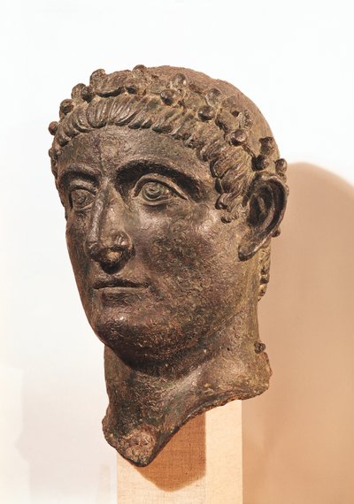 कॉन्सटेंटाइन द ग्रेट (c.274-337) (कांस्य) द्वारा Roman