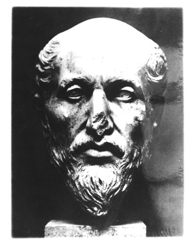 प्लोटिनस (205-270) के प्रमुख (संगमरमर) द्वारा Roman