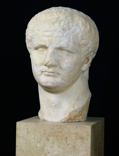 टाइटस के प्रमुख (39-81) (संगमरमर) द्वारा Roman