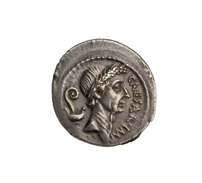 रोम से रोमन रिपब्लिकन सिक्का, 44 ईसा पूर्व (रजत) द्वारा Roman