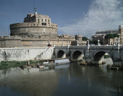 Castel Sant'Angelo . का दृश्य द्वारा उपन्यास