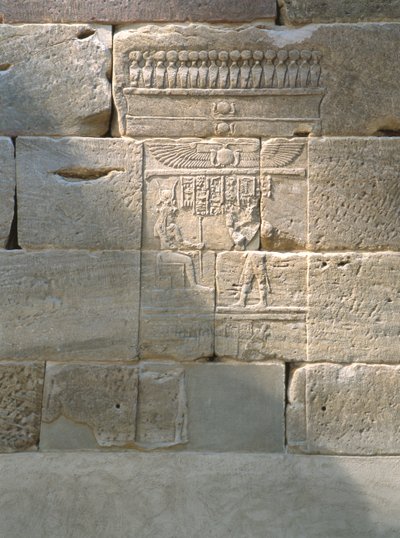डेंदूर के मंदिर से राहत, c.10 ईसा पूर्व (एओलियन बलुआ पत्थर) द्वारा रोमन काल मिस्री