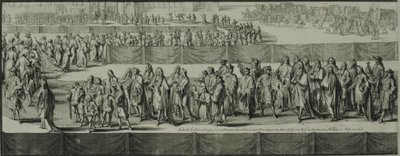 क्वीन मैरी II का अंतिम संस्कार, 1695 द्वारा रोमिन डे हुगहे