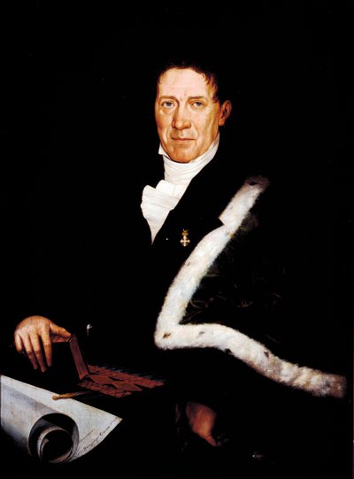 आर्किटेक्ट कार्लो बाराबिनो का पोर्ट्रेट (1768-1835) रोजा बेसिगलुपो कैरेरा द्वारा पेंटिंग (19वीं सदी) 19वीं सदी के जीन, गैलेरिया डी'आर्टे मॉडर्न द्वारा पिंक बेकिगुलुपो कैरी