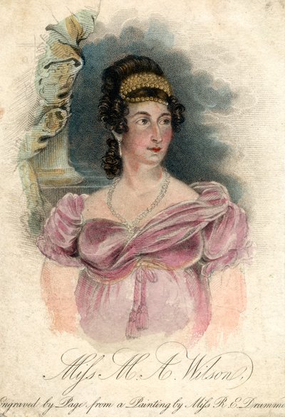 मिस एमए विल्सन, c1820-1850 द्वारा रोज़ एम्मा ड्रमोंड
