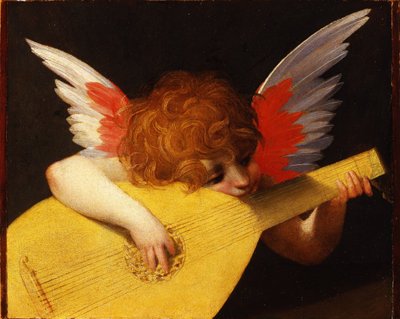म्यूजिकल एंजल, 1521 द्वारा Rosso Fiorentino