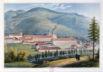 मेसर्स हार्टमैन एंड फिल्स, मुन्स्टर, अल्लेस, फ्रांस, 1842 की फैक्ट्री द्वारा रुडोल्फ ह्यूबर