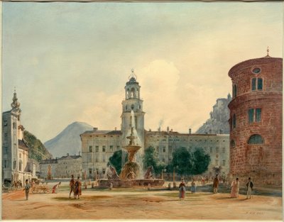 साल्ज़बर्ग (ऑस्ट्रिया), द्वारा Rudolf von Alt
