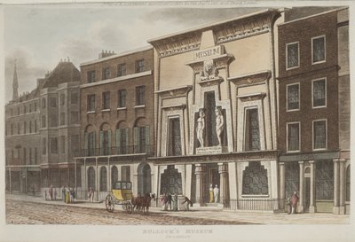 पिक्साडिली, 1815 (एक्वाटिंट) पर बैल संग्रहालय का दृश्य, जिसे मिस्र के हॉल के रूप में जाना जाता है, बेहतर है द्वारा रूडोल्फ एकरमैन