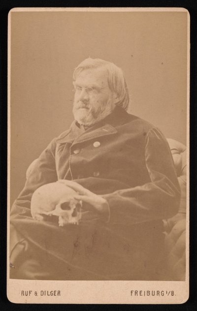 अलेक्जेंडर एकर का पोर्ट्रेट 1816-1887, लगभग 1870। द्वारा रूफ और Dilger