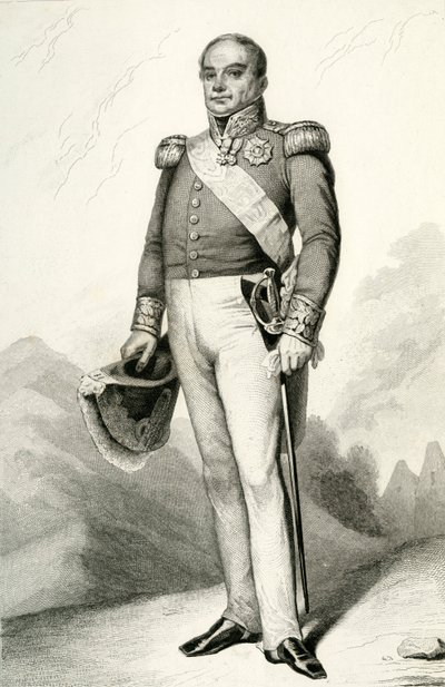 जॉर्जेस माउटन, लोबाउ की गणना, 1804, 1839। द्वारा विश्राम