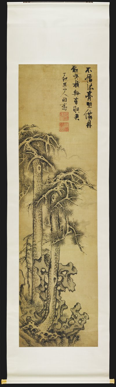 परिदृश्य में पाइंस द्वारा रुइतु झांग