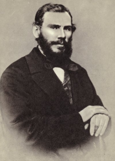 एलएन टॉल्स्टोई, मॉस्को, 1862 द्वारा रूसी फोटोग्राफर