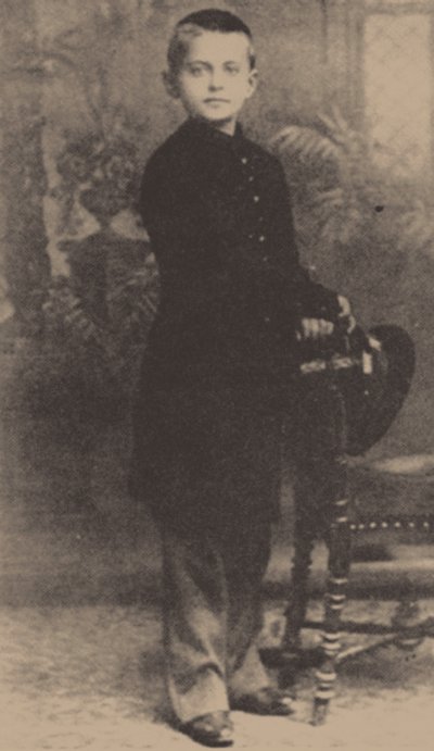 लियोन ट्रॉटस्की की आयु 9, 1888 थी द्वारा रूसी फोटोग्राफर