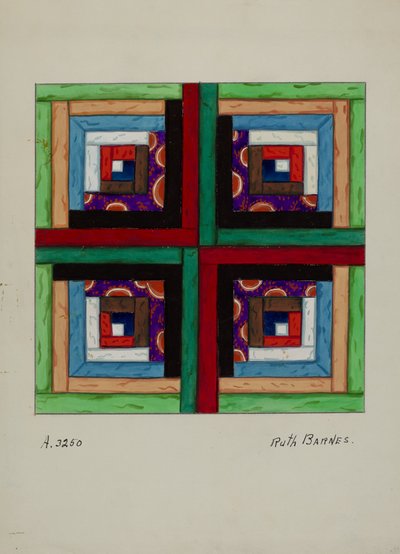 रजाई, सी. 1936. द्वारा रूथ एम बार्न्स