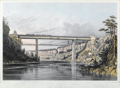 कनाडा का ग्रांड ट्रंक रेलवे: विक्टोरिया ब्रिज, 1854 द्वारा एस रसेल