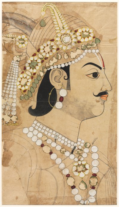 महाराजा प्रताप सिंह का चित्र 1764-1803, सी। 1793. द्वारा साहिब रामी