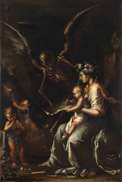 मानव धोखाधड़ी, c.1656 द्वारा Salvator Rosa