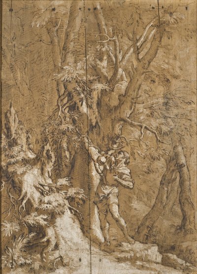 ओडिप परित्याग - रोजा, सल्वाटोर (1615-1673) द्वारा परित्यक्त ओडिपस। लकड़ी पर तेल। आयाम: 65x45 सेमी। राष्ट्रीय संग्रहालय स्टॉकहोम द्वारा निस्तारण रोजा