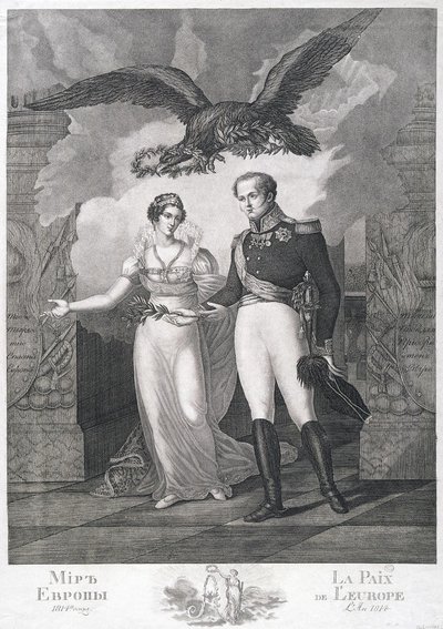 द एलेग्रेटरी ऑफ द पीस ऑफ यूरोप, 1814 द्वारा साल्वातोर कार्डेली