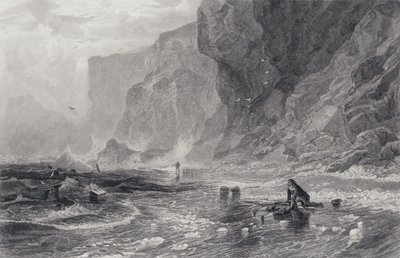 समुद्री डाकू के लिए चित्रण सर वाल्टर स्कॉट द्वारा (उत्कीर्णन) द्वारा सैमुअल (बाद में) बौघ
