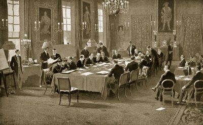 लंदन की संधि पर हस्ताक्षर, 1913 द्वारा शमूएल भिखारी
