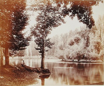 धुल नहर, कश्मीर पर देखें, c.1865 (सीपिया फोटो) द्वारा सैमुअल बॉर्न