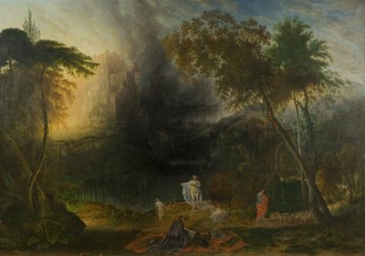 मसीहा का आना और बाबुल का विनाश, c.1832 (कैनवास पर तेल) द्वारा सैमुअल कॉलमैन
