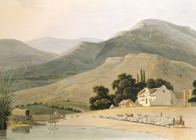 कलाकार के उत्कीर्ण, 1805 (एक्वाटिंट) द्वारा उत्कीर्ण &39;अफ्रीकन सीन्स एंड एनिमल्स&39; से एक बोर हाउस &39; द्वारा सैमुअल डेनियल
