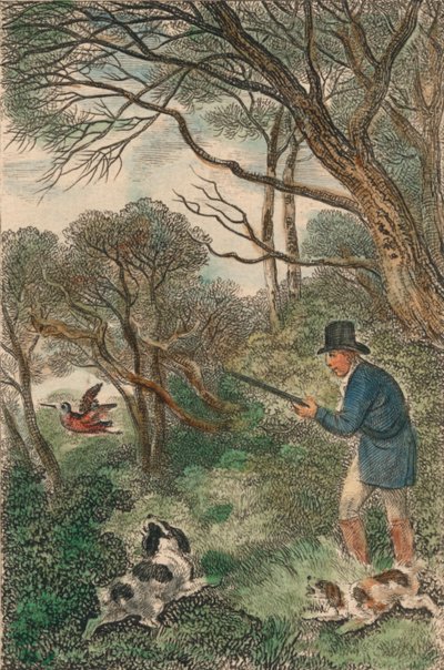 वुडकॉक शूटिंग, 1819। द्वारा सैमुअल हॉविट